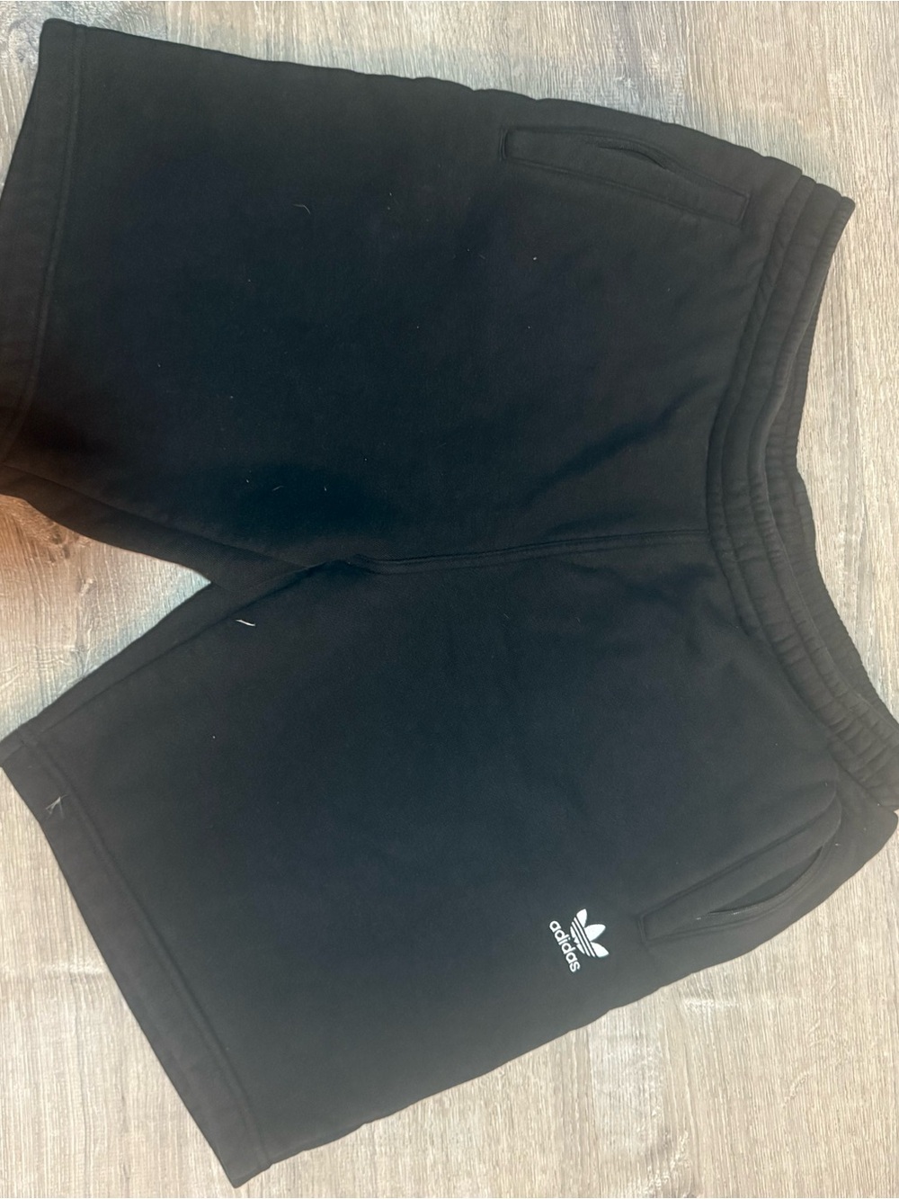adidas Black Athletic Men's Shorts with Trefoil Logo